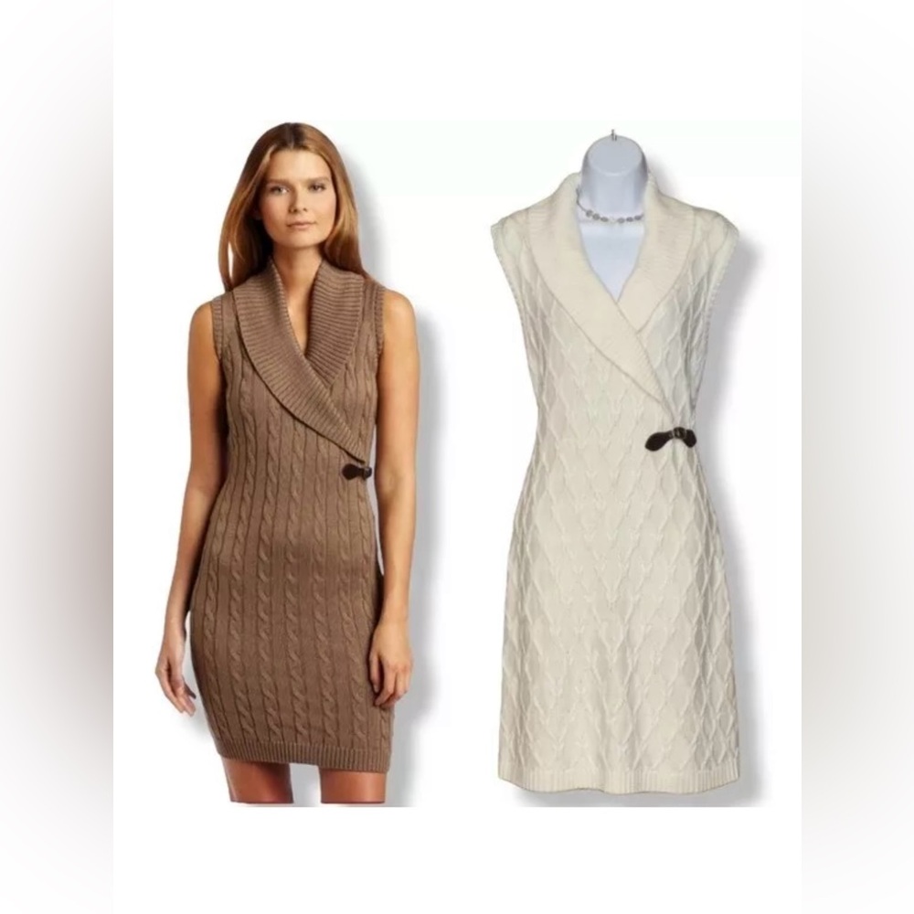 NWT Ellen Tracy Sleeveless Knit Dress M